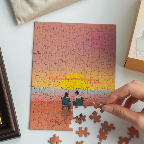 PERMA 130 PCS DESKTOP DECOR PUZZLE 4 IN 1 SET