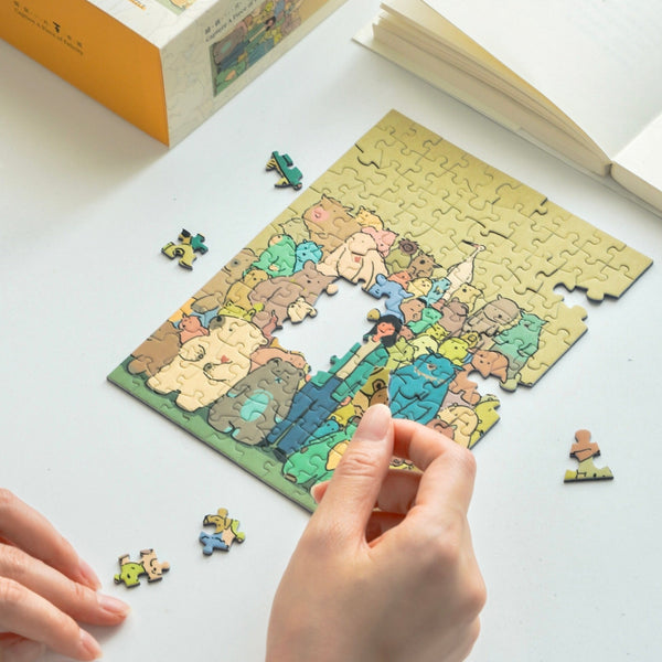 PERMA 130 PCS DESKTOP DECOR PUZZLE 4 IN 1 SET