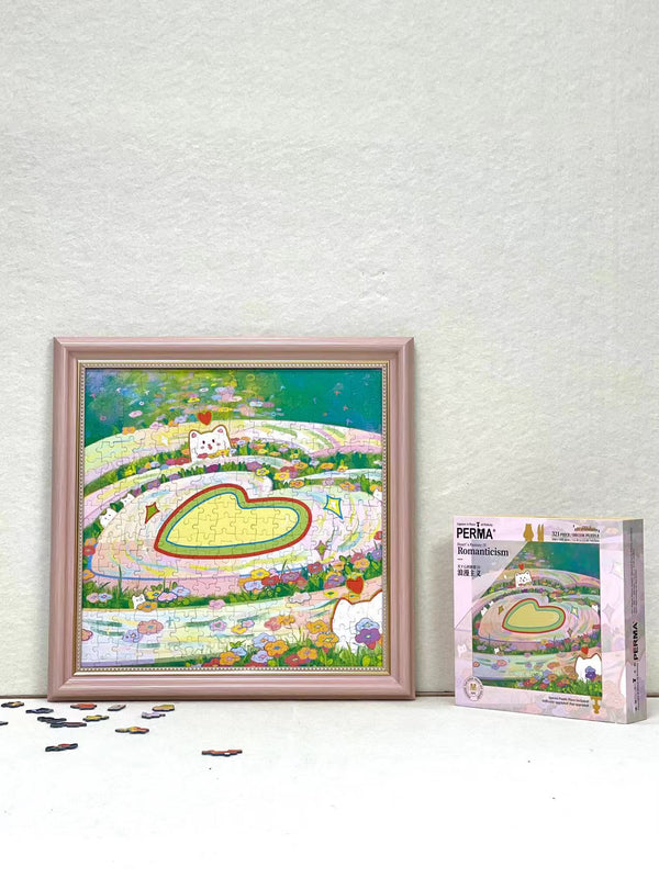 Glitter Effect Puzzle PERMA 321 PCS Special Shaped Piece Decor Puzzle 4 In 1 Set