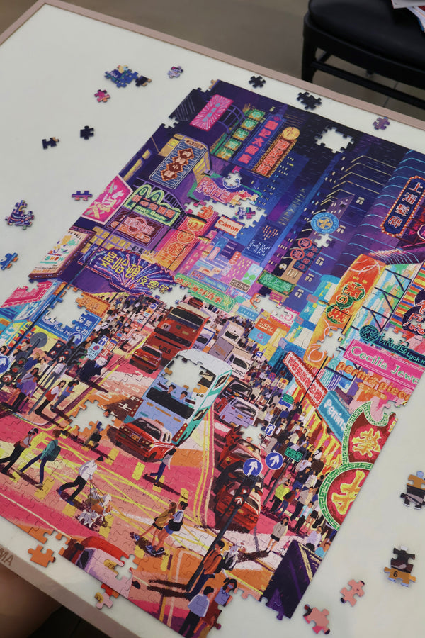 1000PCS | SALUTE! HONGKONG | VELVET TOUCH DECOR PUZZLE