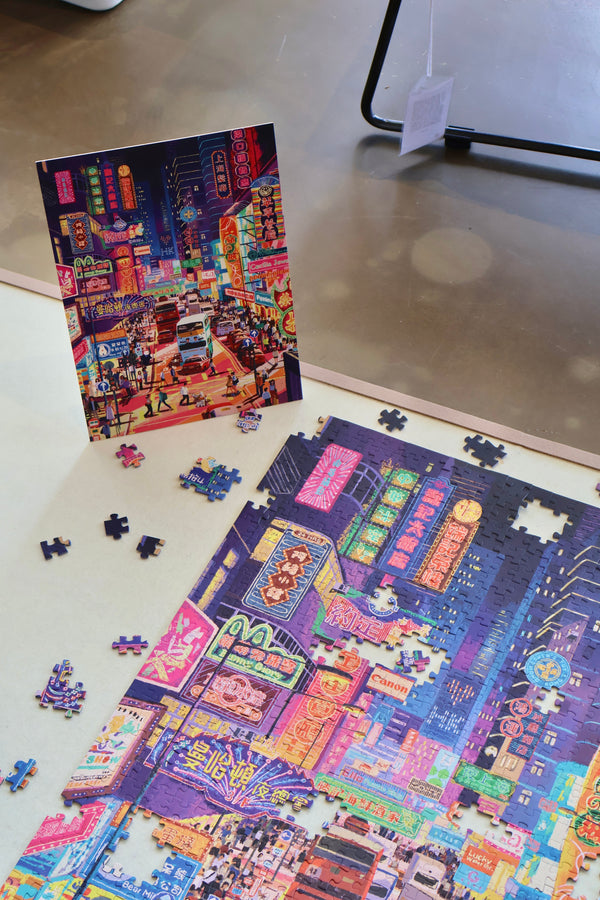 1000PCS | SALUTE! HONGKONG | VELVET TOUCH DECOR PUZZLE