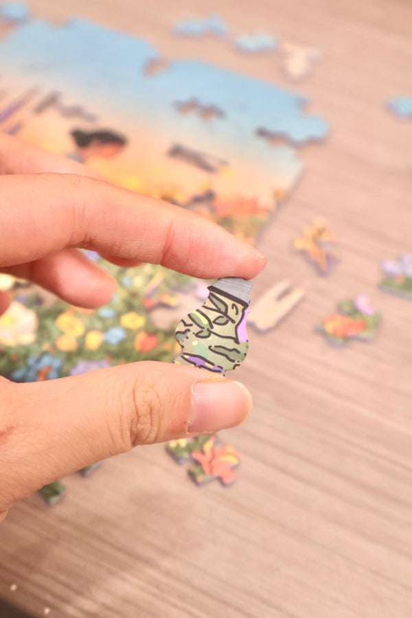 PERMA 130 PCS DESKTOP DECOR PUZZLE I JUST WANT FLOWERS