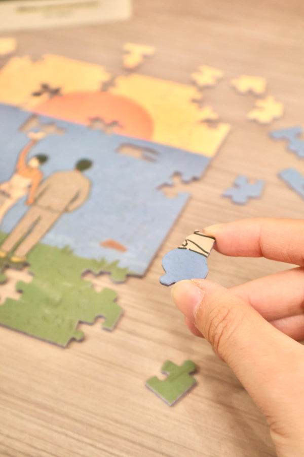 PERMA 130 PCS DESKTOP DECOR PUZZLE YES! WE MARRIED!