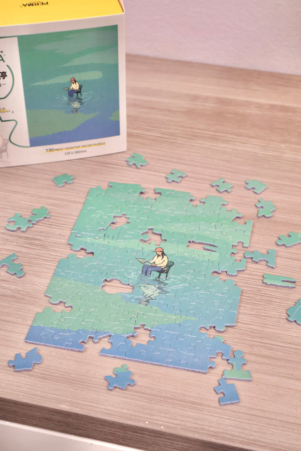 PERMA 130 PCS DESKTOP DECOR PUZZLE I'M WAITING