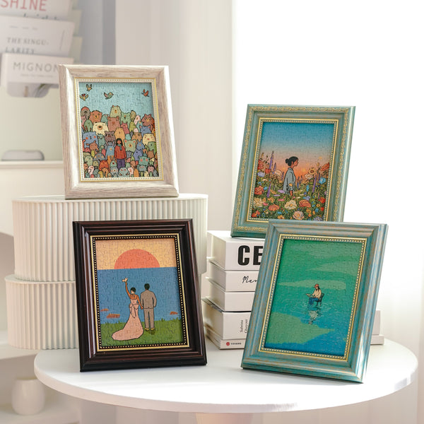 PERMA 130 PCS DESKTOP DECOR PUZZLE 4 IN 1 SET