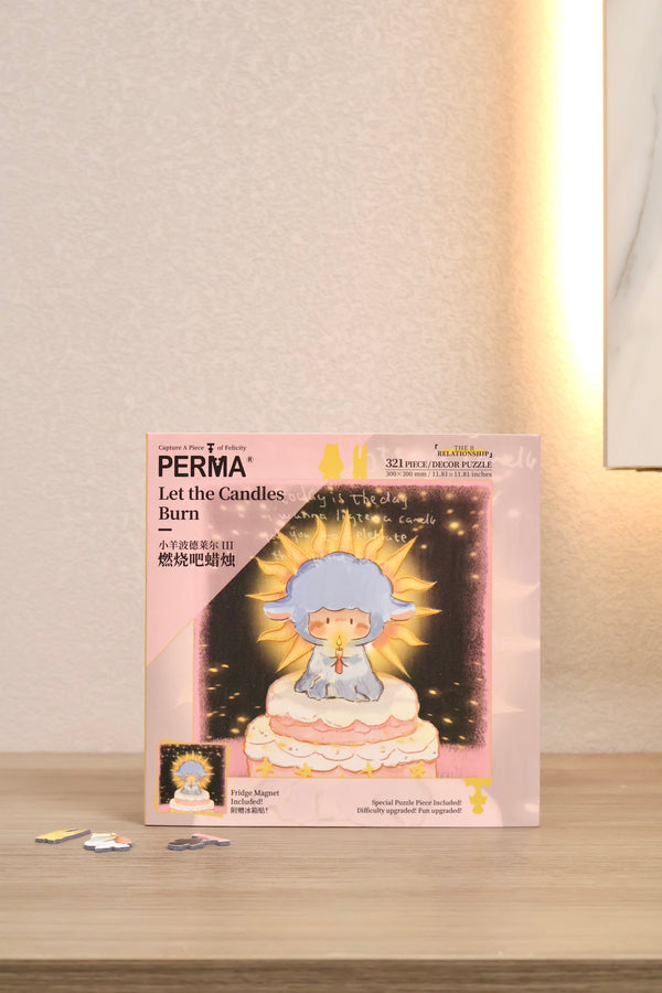 PERMA 321 PCS DESKTOP DECOR PUZZLE Let the Candle Burn