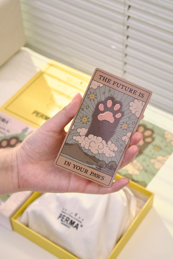 PERMA 321 PCS Decor Puzzle Mystic Meow Whispers I The Future Is In Your Paws Velvety Flocking Finish