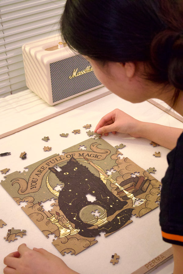 PERMA 321 PCS Decor Puzzle Mystic Meow Whispers IV You Are Full Of Magic