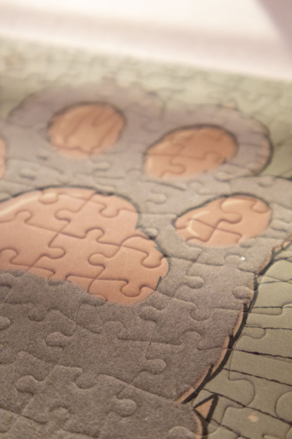 PERMA 321 PCS Decor Puzzle Mystic Meow Whispers I The Future Is In Your Paws Velvety Flocking Finish