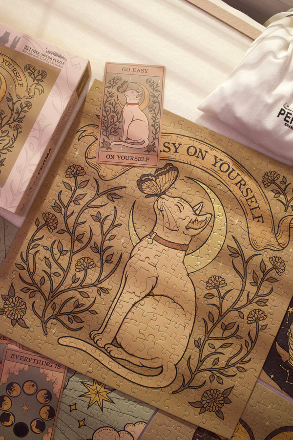 PERMA 321 PCS Decor Puzzle Mystic Meow Whispers II Go Easy On Yourself