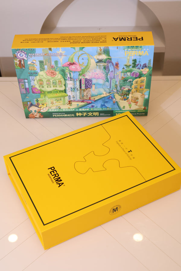 PERMA 1000PCS Mystery Puzzle: New Era: 2100 Seed Civilization