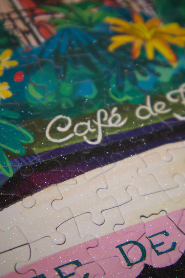 321PC Café de Flore, Paris Glitter Sequin Finish