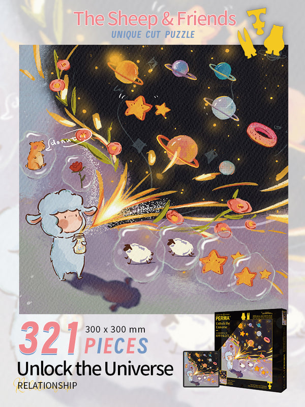 PERMA 321 PCS DESKTOP DECOR PUZZLE Unlock the Universe