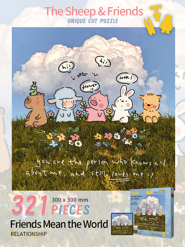 PERMA 321 PCS DESKTOP DECOR PUZZLE Friends Mean the World