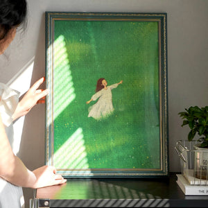 500PCS | EMERALD MEADOW SUMMER BREEZE | VELVET TOUCH DECOR PUZZLE