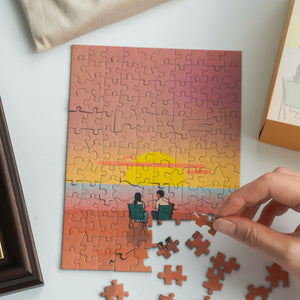 PERMA 130 PCS DESKTOP DECOR PUZZLE 4 IN 1 SET