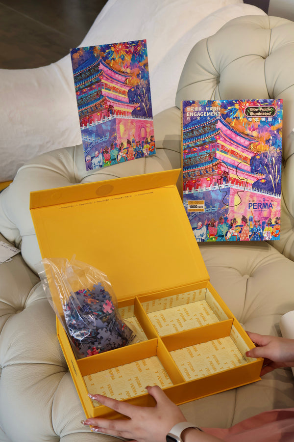 1000PCS | XI'AN THE BELL TOWER | GLOW EFFECT DECOR PUZZLE