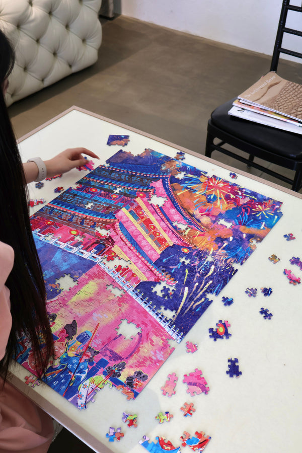 1000PCS | XI'AN THE BELL TOWER | GLOW EFFECT DECOR PUZZLE
