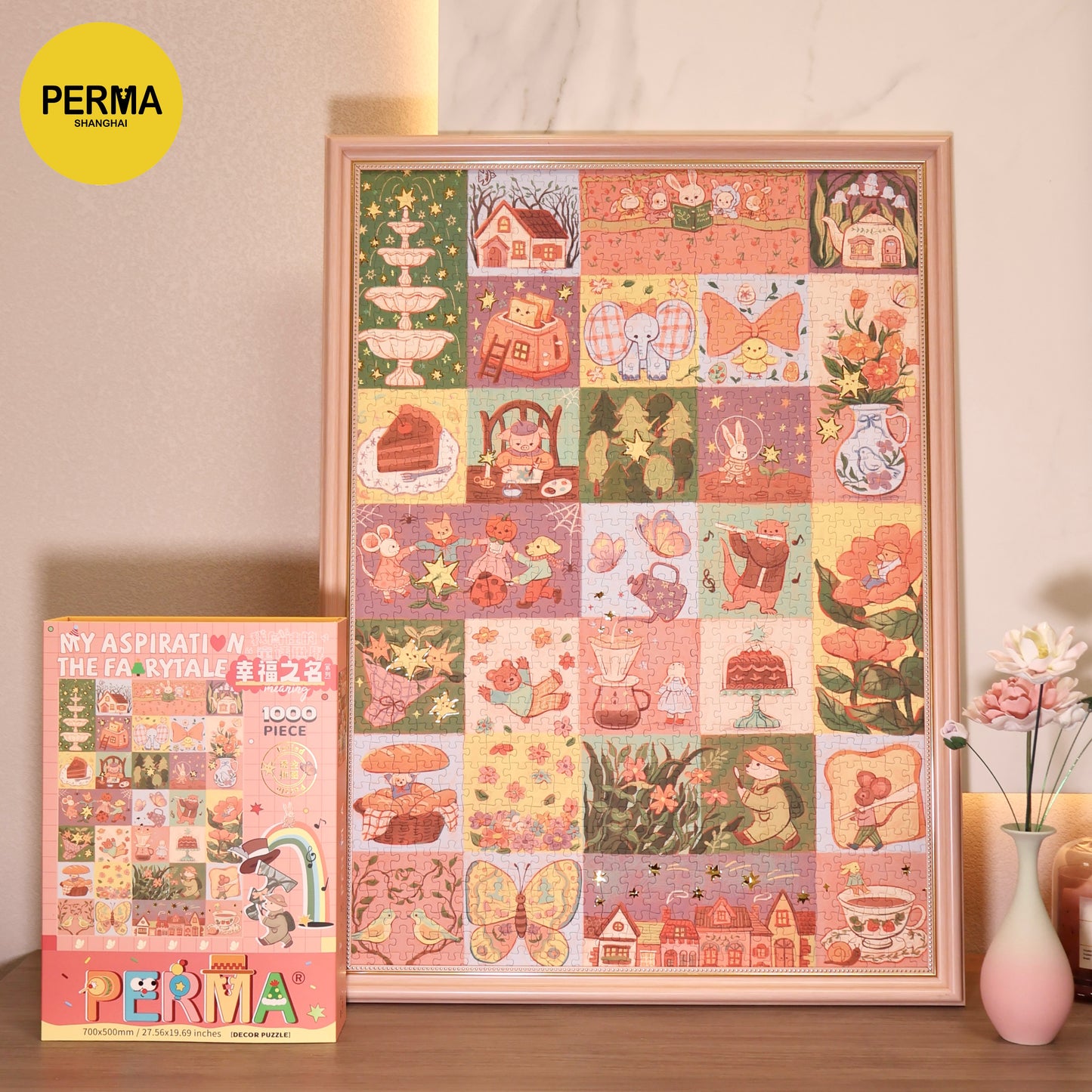 PERMA 1000 PCS DECOR PUZZLE MY DREAM FAIRYTALE WORLD