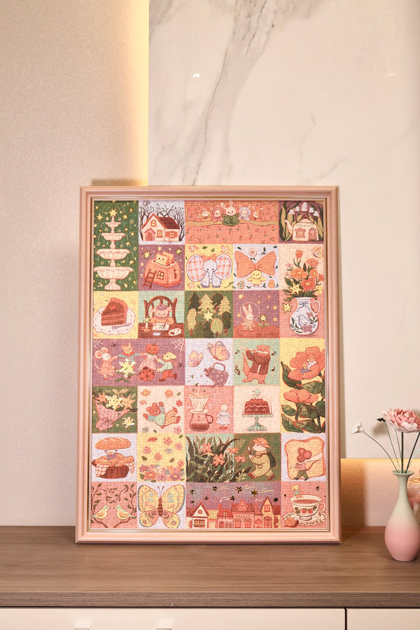 1000PCS | MY ASPIRATION: THE FAIRYTALE | GOLD FOIL DECOR PUZZLE
