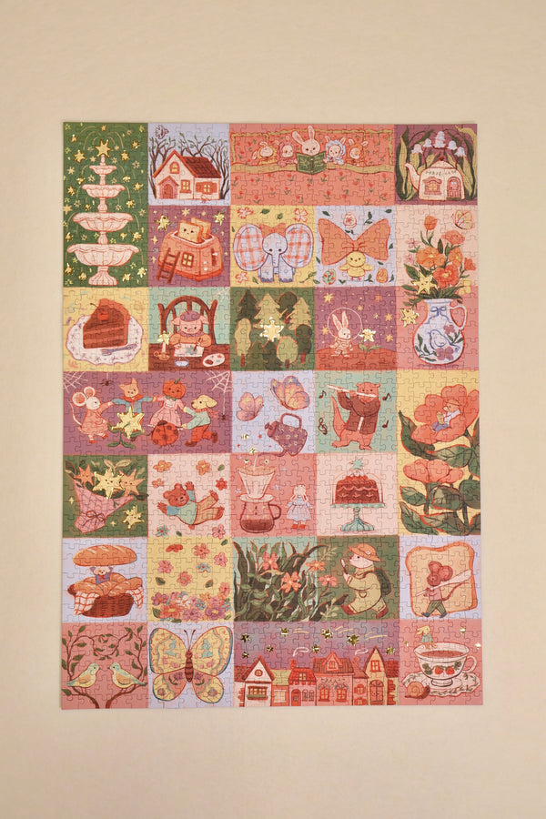 1000PCS | MY ASPIRATION: THE FAIRYTALE | GOLD FOIL DECOR PUZZLE