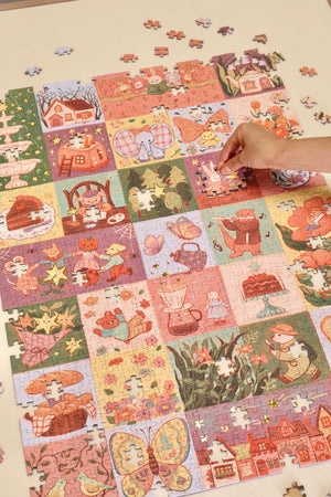 1000PCS | MY ASPIRATION: THE FAIRYTALE | GOLD FOIL DECOR PUZZLE