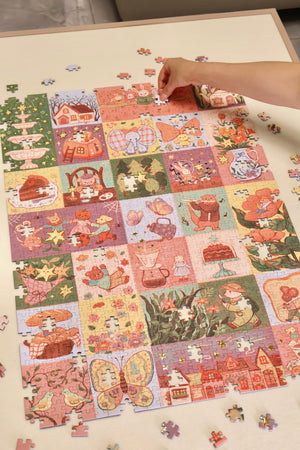 1000PCS | MY ASPIRATION: THE FAIRYTALE | GOLD FOIL DECOR PUZZLE