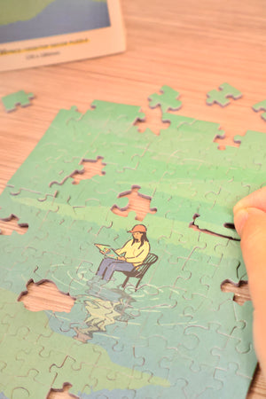 130PCS | I'M WAITING | VELVET TOUCH DECOR PUZZLE
