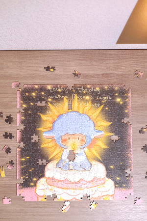 PERMA 321 PCS DESKTOP DECOR PUZZLE Let the Candle Burn
