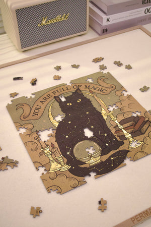321PCS | YOU ARE FULL OF MAGIC| GOLD FOIL DECOR PUZZLE