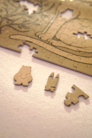 321PCS | GO EASY ON YOURSELF | GOLD FOIL DECOR PUZZLE