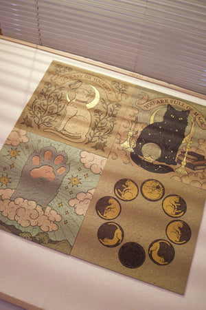 321PCS | THE FUTURE IS IN YOUR PAWS | VELVETY FLOCKING FINISH DECOR PUZZLE