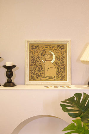 321PCS | GO EASY ON YOURSELF | GOLD FOIL DECOR PUZZLE