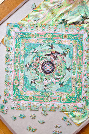 500PCS | SPRING’S RETURN | VELVET TOUCH DECOR PUZZLE