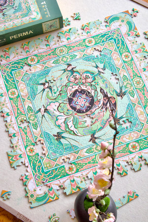 500PCS | SPRING’S RETURN | VELVET TOUCH DECOR PUZZLE