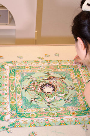500PCS | SPRING’S RETURN | VELVET TOUCH DECOR PUZZLE
