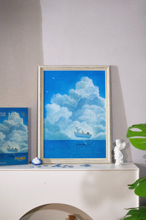 500PCS | THE DRIFTING VESSEL | UV FINISH DECOR PUZZLE
