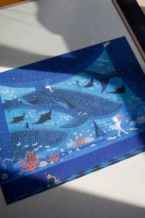 1000PCS | SEA OF PRELUDE | GLOW DECOR PUZZLE