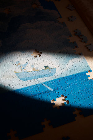 500PCS | THE DRIFTING VESSEL | UV FINISH DECOR PUZZLE