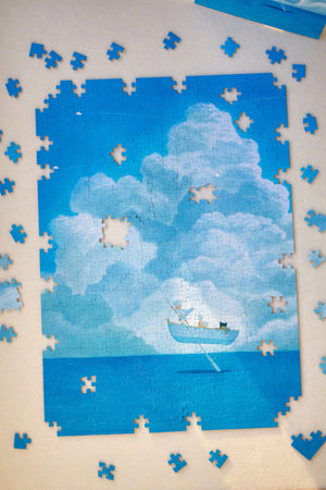 500PCS | THE DRIFTING VESSEL | UV FINISH DECOR PUZZLE