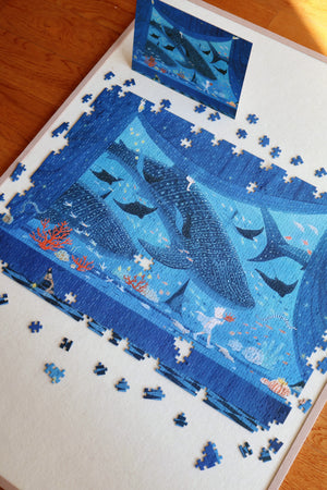 1000PCS | SEA OF PRELUDE | GLOW DECOR PUZZLE