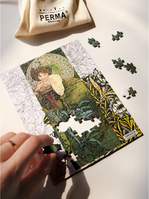 130PCS | EMERALD • EVERGREEN | GLITTER SEQUIN DECOR PUZZLE