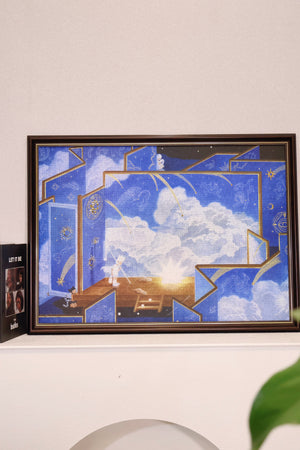 1000PCS | AN UNEXPECTED FALLING STAR | GOLD FOIL DECOR PUZZLE