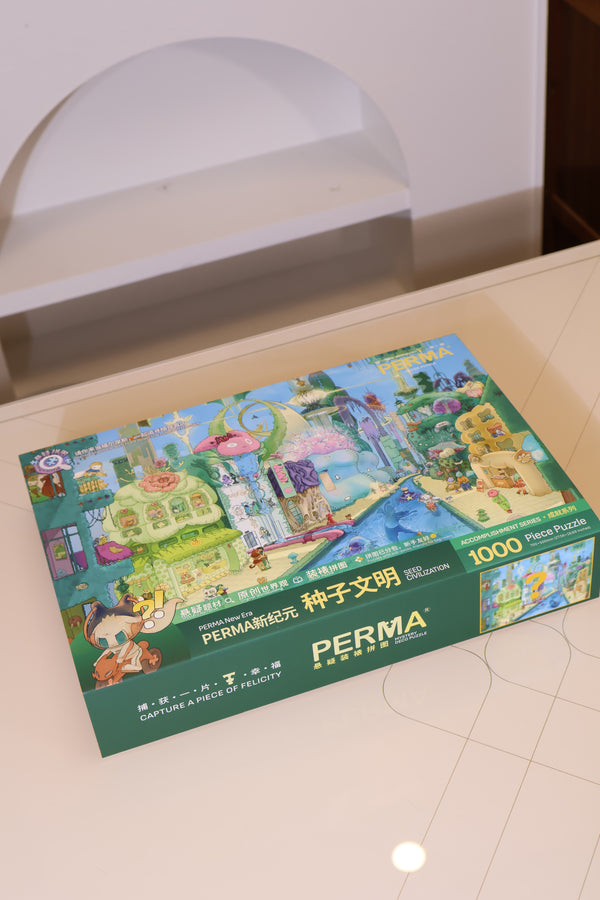 PERMA 1000PCS Mystery Puzzle: New Era: 2100 Seed Civilization