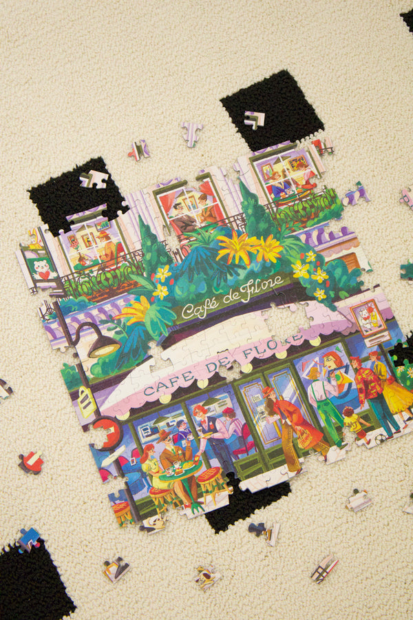 321PC Café de Flore, Paris Glitter Sequin Finish