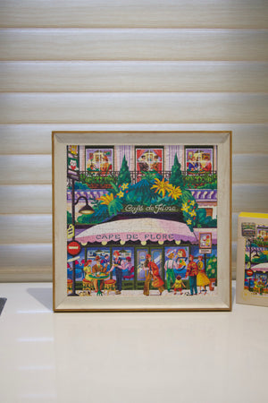 321PCS | CAFÉ DE FLORE, PARIS | GLITTER SEQUIN DECOR PUZZLE