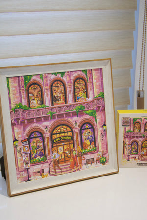 321PCS | CAFÉ CENTRAL, VIENNA | GLITTER SEQUIN DECOR PUZZLE