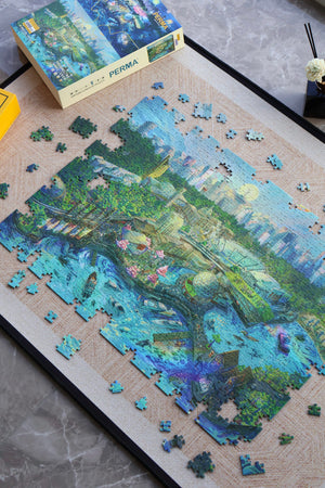 1000PCS| DREAMCORE VANCOUVER | DOUBLE-SIDED&GLITTER SEQUIN FINISH DECOR PUZZLE