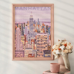 500PCS | FANTASY MANHATTAN | VELVET TOUCH DECOR PUZZLE