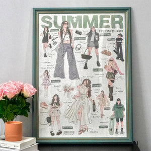 1000PCS | PERMA SUMMER OOTD | VELVET TOUCH DECOR PUZZLE